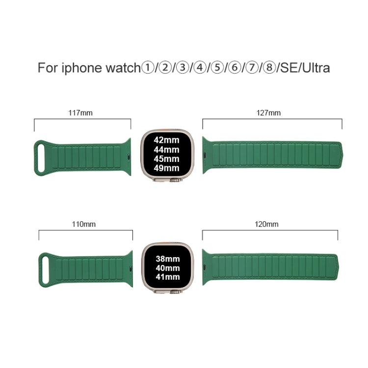Loop Magnetic Silicone Watch Band, For Apple Watch 5 44mm, For Apple Watch 5 40mm, For Apple Watch 4 44mm