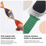 Loop Magnetic Silicone Watch Band, For Apple Watch SE 44mm, For Apple Watch 6 40mm, For Apple Watch 6 44mm