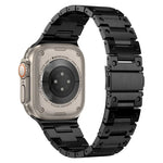 Double Rows Metal Watch Band, For Apple Watch 6 40mm, For Apple Watch 6 44mm, For Apple Watch 5 44mm, For Apple Watch 5 40mm, For Apple Watch 4 44mm, For Apple Watch 4 40mm, For Apple Watch 3 38mm, For Apple Watch 3 42mm, For Apple Watch 2 42mm        ...