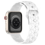 Football Texture Silicone Watch Band, For Apple Watch 8 41mm, For Apple Watch 8 45mm, For Apple Watch SE 2022 40mm, For Apple Watch SE 2022 44mm