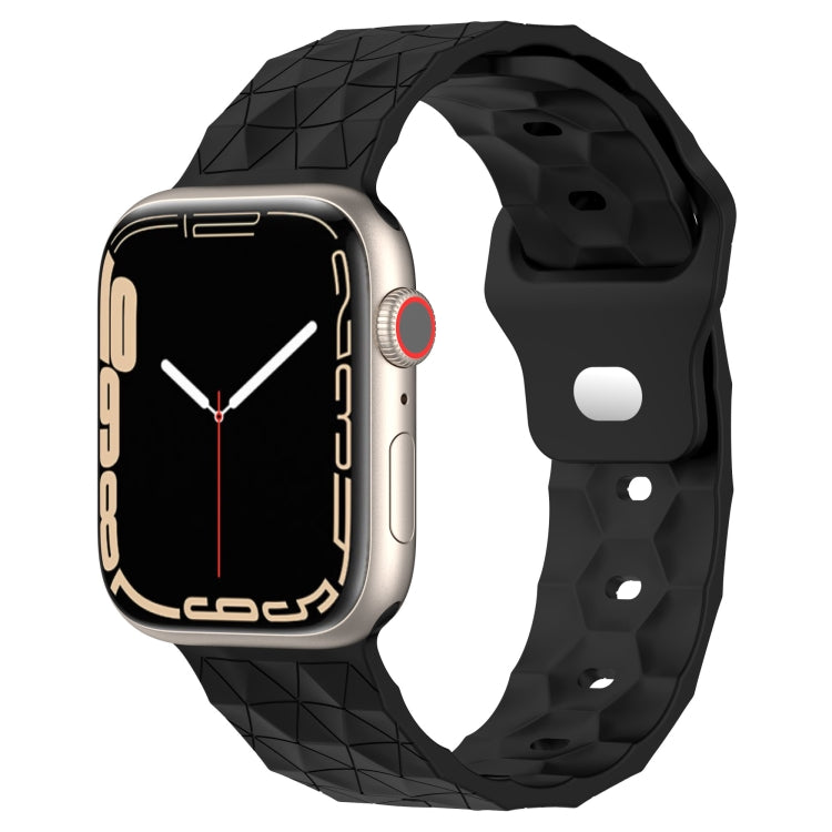 Football Texture Silicone Watch Band, For Apple Watch 8 41mm, For Apple Watch 8 45mm, For Apple Watch SE 2022 40mm, For Apple Watch SE 2022 44mm