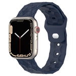 Football Texture Silicone Watch Band, For Apple Watch 8 41mm, For Apple Watch 8 45mm, For Apple Watch SE 2022 40mm, For Apple Watch SE 2022 44mm