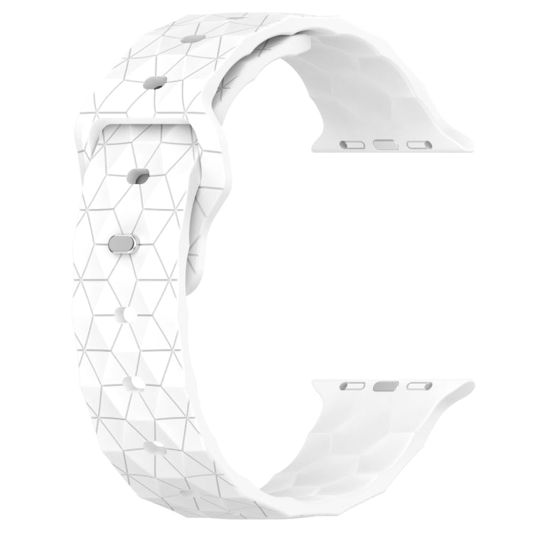 Football Texture Silicone Watch Band, For Apple Watch 4 44mm, For Apple Watch 4 40mm, For Apple Watch 3 38mm, For Apple Watch 3 42mm
