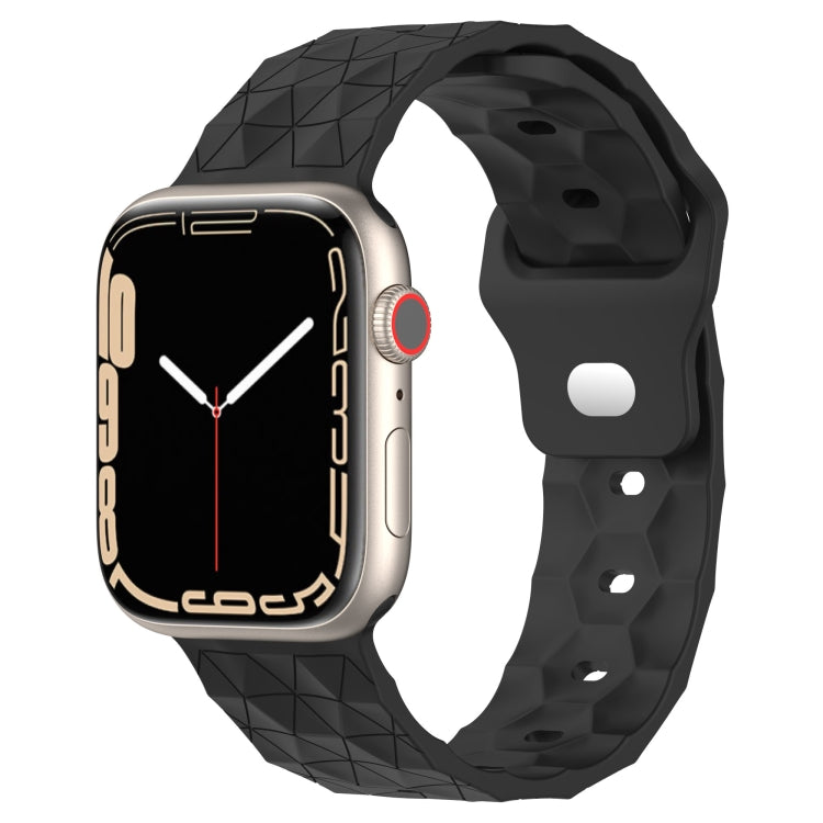 Football Texture Silicone Watch Band, For Apple Watch 4 44mm, For Apple Watch 4 40mm, For Apple Watch 3 38mm, For Apple Watch 3 42mm