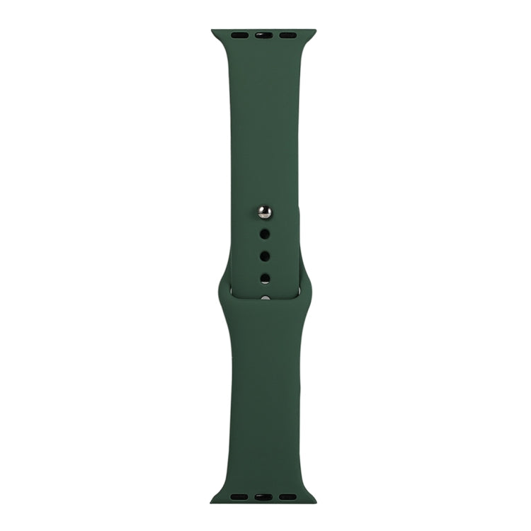 Silicone Watch Replacement Strap, Long Section (Men), For Apple Watch Series 8&7 41mm / SE 2&6&SE&5&4 40mm / 3&2&1 38mm, For Apple Watch Ultra 49mm / Series 8&7 45mm / SE 2&6&SE&5&4 44mm / 3&2&1 42mm