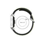 For Fitbit Versa 2 / Versa / Versa Lite / Blaze 23mm Sports Two Colors Silicone Replacement Strap Watchband