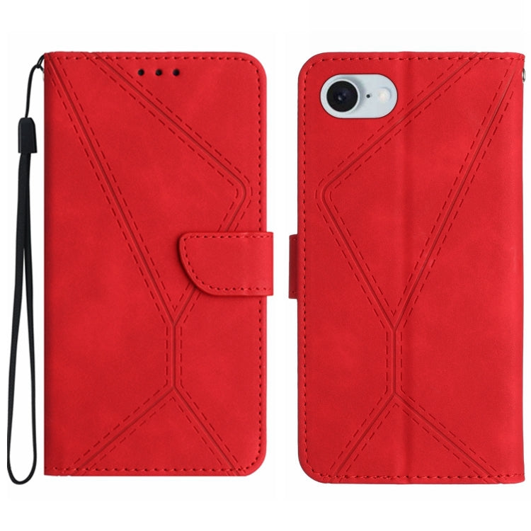 Stitching Embossed Leather Phone Case, For iPhone 17e / 16e, For iPhone 17 Pro Max, For iPhone 17 Pro, For iPhone 17, For iPhone Air, For iPhone 16 Pro Max, For iPhone 16 Pro, For iPhone 16 Plus