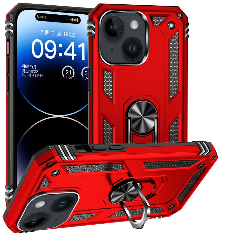 Shockproof TPU + PC Phone Case with Holder, For iPhone 15 Pro Max, For iPhone 15 Pro, For iPhone 15 Plus, For iPhone 15