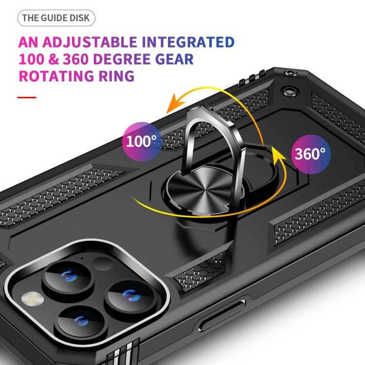 Shockproof TPU + PC Phone Case with Holder, For iPhone 15 Pro Max, For iPhone 15 Pro, For iPhone 15 Plus, For iPhone 15