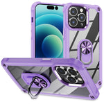 TPU + PC Lens Protection Phone Case with Ring Holder, For iPhone 17e / 16e, For iPhone 17 Pro Max, For iPhone 17, For iPhone Air, For iPhone 16 Pro Max, For iPhone 16 Pro, For iPhone 16 Plus, For iPhone 16, For iPhone 15 Pro Max