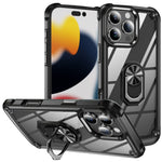 TPU + PC Lens Protection Phone Case with Ring Holder, For iPhone 17e / 16e, For iPhone 17 Pro Max, For iPhone 17, For iPhone Air, For iPhone 16 Pro Max, For iPhone 16 Pro, For iPhone 16 Plus, For iPhone 16, For iPhone 15 Pro Max