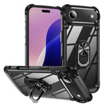 TPU + PC Lens Protection Phone Case with Ring Holder, For iPhone 17e / 16e, For iPhone 17 Pro Max, For iPhone 17, For iPhone Air, For iPhone 16 Pro Max, For iPhone 16 Pro, For iPhone 16 Plus, For iPhone 16, For iPhone 15 Pro Max