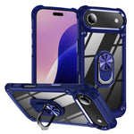 TPU + PC Lens Protection Phone Case with Ring Holder, For iPhone 17e / 16e, For iPhone 17 Pro Max, For iPhone 17, For iPhone Air, For iPhone 16 Pro Max, For iPhone 16 Pro, For iPhone 16 Plus, For iPhone 16, For iPhone 15 Pro Max
