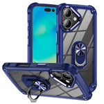 TPU + PC Lens Protection Phone Case with Ring Holder, For iPhone 17e / 16e, For iPhone 17 Pro Max, For iPhone 17, For iPhone Air, For iPhone 16 Pro Max, For iPhone 16 Pro, For iPhone 16 Plus, For iPhone 16, For iPhone 15 Pro Max