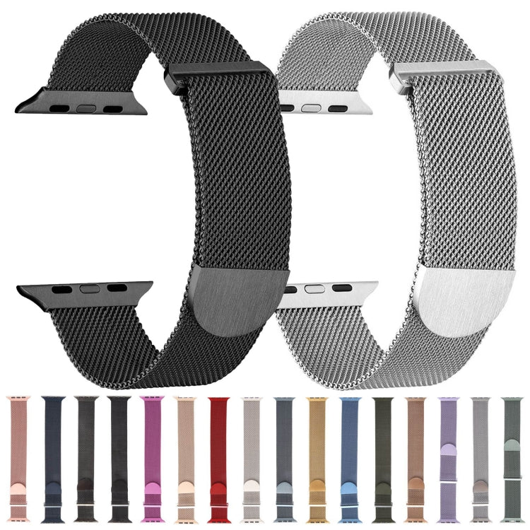 Milanese Metal Magnetic Watch Band, For Apple Watch SE 2023 44mm, For Apple Watch Ultra 49mm, For Apple Watch 8 41mm