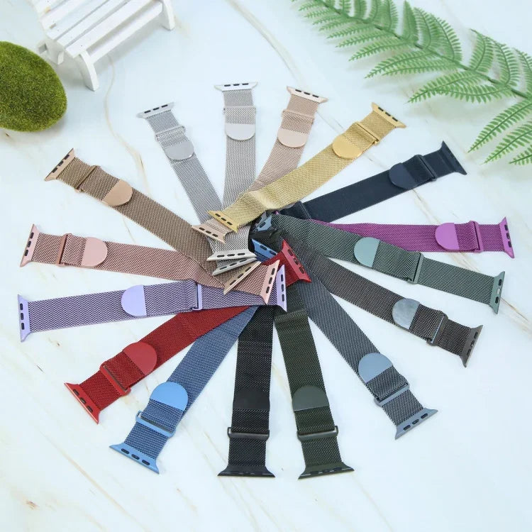 Milanese Metal Magnetic Watch Band, For Apple Watch 42mm, For Apple Watch 38mm