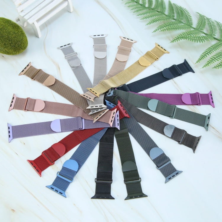 Milanese Metal Magnetic Watch Band, For Apple Watch SE 2022 44mm, For Apple Watch 7 41mm, For Apple Watch 7 45mm