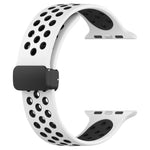Magnetic Buckle Silicone Watch Band, For Apple Watch 8 41mm, For Apple Watch 8 45mm, For Apple Watch Ultra 2 49mm