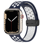 Magnetic Buckle Silicone Watch Band, For Apple Watch 8 41mm, For Apple Watch 8 45mm, For Apple Watch Ultra 2 49mm