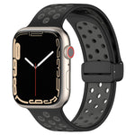 Magnetic Buckle Silicone Watch Band, For Apple Watch 8 41mm, For Apple Watch 8 45mm, For Apple Watch Ultra 2 49mm