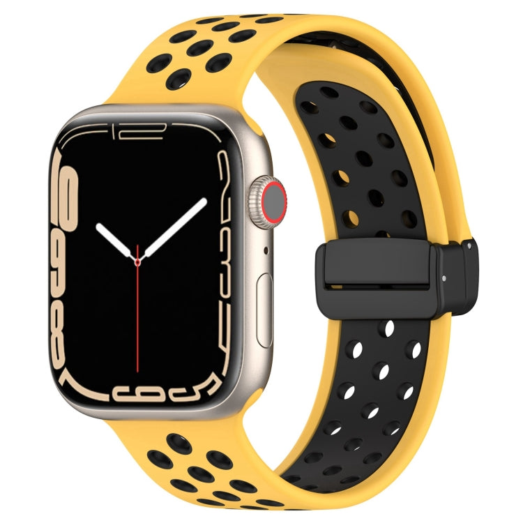Magnetic Buckle Silicone Watch Band, For Apple Watch 8 41mm, For Apple Watch 8 45mm, For Apple Watch Ultra 2 49mm