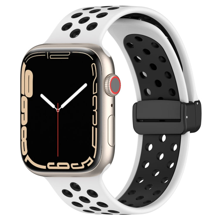 Magnetic Buckle Silicone Watch Band, For Apple Watch 8 41mm, For Apple Watch 8 45mm, For Apple Watch Ultra 2 49mm