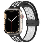 Magnetic Buckle Silicone Watch Band, For Apple Watch 6 44mm, For Apple Watch 5 44mm, For Apple Watch 5 40mm