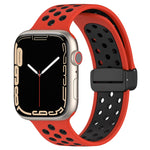 Magnetic Buckle Silicone Watch Band, For Apple Watch 6 44mm, For Apple Watch 5 44mm, For Apple Watch 5 40mm