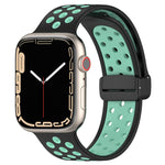 Magnetic Buckle Silicone Watch Band, For Apple Watch 4 44mm, For Apple Watch 4 40mm, For Apple Watch 3 38mm