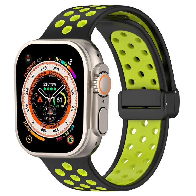 Magnetic Buckle Silicone Watch Band, For Apple Watch 8 41mm, For Apple Watch 8 45mm, For Apple Watch Ultra 2 49mm