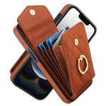 Rhombic Texture Card Bag Phone Case with Long Lanyard, For iPhone 17e / 16e, For iPhone 17 Pro Max, For iPhone 17 Pro, For iPhone 17, For iPhone Air, For iPhone 15 Pro Max