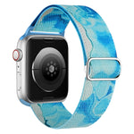 Painted Pattern Nylon Replacement Watch Band, For Apple Watch 4 44mm, For Apple Watch 4 40mm, For Apple Watch 3 38mm, For Apple Watch 3 42mm, For Apple Watch 2 42mm, For Apple Watch 2 38mm
