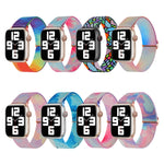 Painted Pattern Nylon Replacement Watch Band, For Apple Watch SE 40mm, For Apple Watch SE 44mm, For Apple Watch 6 40mm, For Apple Watch 6 44mm, For Apple Watch 5 44mm, For Apple Watch 5 40mm