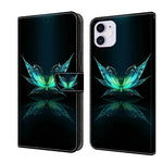 Crystal 3D Shockproof Protective Leather Phone Case, For iPhone 11 Pro Max, For iPhone 11