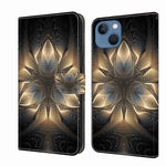 Crystal 3D Shockproof Protective Leather Phone Case, For iPhone 15 Pro, For iPhone 13 / 14