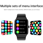 ET540 1.91 inch IP67 Waterproof Silicone Band Smart Watch, Support ECG / Non-invasive Blood Glucose Measurement, ET540 (Blue), ET540 (Red)
