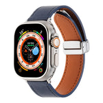 Magnetic Buckle Skin Feel Leather Watch Band, For Apple Watch SE 2023 44mm, For Apple Watch Ultra 49mm, For Apple Watch SE 2023 40mm, For Apple Watch SE 2022 40mm, For Apple Watch Serie 9 41mm, For Apple Watch SE 2022 44mm