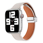 Magnetic Buckle Skin Feel Leather Watch Band, For Apple Watch SE 2023 44mm, For Apple Watch Ultra 49mm, For Apple Watch SE 2023 40mm, For Apple Watch SE 2022 40mm, For Apple Watch Serie 9 41mm, For Apple Watch SE 2022 44mm