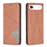 Rhombus Texture Magnetic Leather Phone Case, For iPhone 17 Pro Max, For iPhone 17 Pro, For iPhone 17, For iPhone Air, For iPhone 16 Pro Max, For iPhone 16 Pro, For iPhone 16 Plus, For iPhone 16
