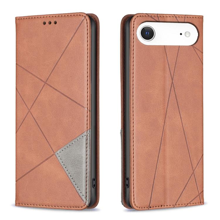 Rhombus Texture Magnetic Leather Phone Case, For iPhone 17 Pro Max, For iPhone 17 Pro, For iPhone 17, For iPhone Air, For iPhone 16 Pro Max, For iPhone 16 Pro, For iPhone 16 Plus, For iPhone 16