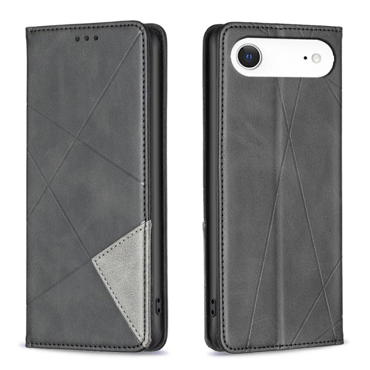 Rhombus Texture Magnetic Leather Phone Case, For iPhone 17 Pro Max, For iPhone 17 Pro, For iPhone 17, For iPhone Air, For iPhone 16 Pro Max, For iPhone 16 Pro, For iPhone 16 Plus, For iPhone 16