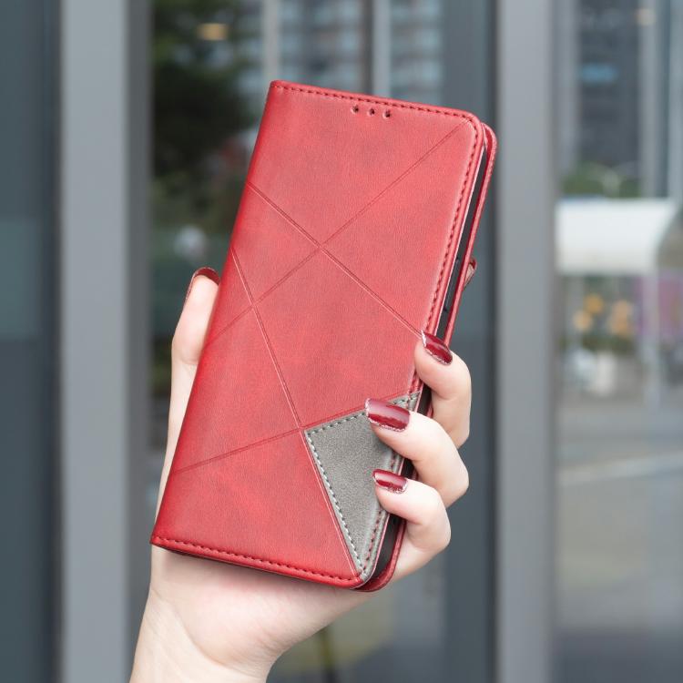 Rhombus Texture Magnetic Leather Phone Case, For iPhone 17 Pro Max, For iPhone 17 Pro, For iPhone 17, For iPhone Air, For iPhone 16 Pro Max, For iPhone 16 Pro, For iPhone 16 Plus, For iPhone 16