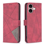 Magnetic Buckle Rhombus Texture Leather Phone Case, For iPhone 17 Pro Max, For iPhone 17 Pro, For iPhone 17, For iPhone Air, For iPhone 16 Pro Max, For iPhone 16 Pro, For iPhone 16 Plus, For iPhone 16