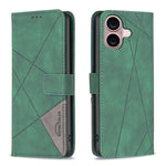 Magnetic Buckle Rhombus Texture Leather Phone Case, For iPhone 17 Pro Max, For iPhone 17 Pro, For iPhone 17, For iPhone Air, For iPhone 16 Pro Max, For iPhone 16 Pro, For iPhone 16 Plus, For iPhone 16