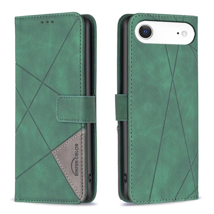 Magnetic Buckle Rhombus Texture Leather Phone Case, For iPhone 17 Pro Max, For iPhone 17 Pro, For iPhone 17, For iPhone Air, For iPhone 16 Pro Max, For iPhone 16 Pro, For iPhone 16 Plus, For iPhone 16