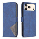 Magnetic Buckle Rhombus Texture Leather Phone Case, For iPhone 17 Pro Max, For iPhone 17 Pro, For iPhone 17, For iPhone Air, For iPhone 16 Pro Max, For iPhone 16 Pro, For iPhone 16 Plus, For iPhone 16