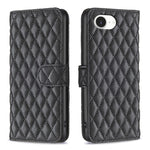 Diamond Lattice Wallet Flip Leather Phone Case, For iPhone 17e / 16e, For iPhone 17 Pro Max, For iPhone 17 Pro, For iPhone 17, For iPhone Air, For iPhone 16 Pro Max, For iPhone 16 Pro, For iPhone 16 Plus