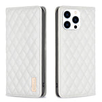 Diamond Lattice Magnetic Leather Flip Phone Case, For iPhone 17 Pro Max, For iPhone 17 Pro, For iPhone 17, For iPhone Air, For iPhone 16 Pro Max, For iPhone 16 Pro, For iPhone 16 Plus, For iPhone 16