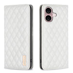 Diamond Lattice Magnetic Leather Flip Phone Case, For iPhone 17 Pro Max, For iPhone 17 Pro, For iPhone 17, For iPhone Air, For iPhone 16 Pro Max, For iPhone 16 Pro, For iPhone 16 Plus, For iPhone 16