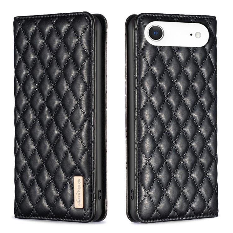 Diamond Lattice Magnetic Leather Flip Phone Case, For iPhone 17 Pro Max, For iPhone 17 Pro, For iPhone 17, For iPhone Air, For iPhone 16 Pro Max, For iPhone 16 Pro, For iPhone 16 Plus, For iPhone 16